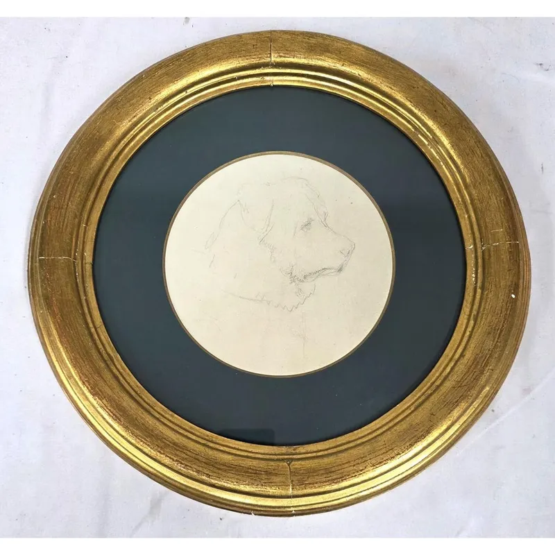 Edwin Landseer, English (1802/03-1873) Drawing from auction in East Meadow, New York — image 48
