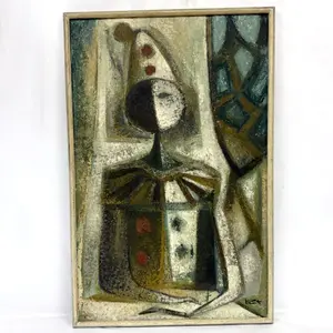 Ramon Prats, Spanish (1928-2003) Painting "Clown"