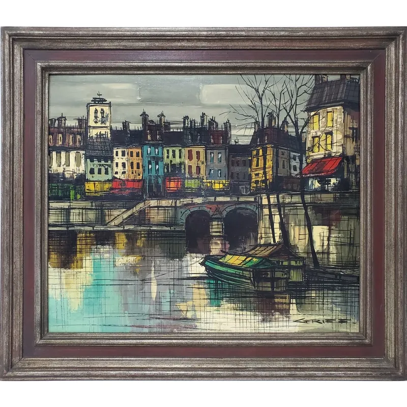 Edward Griff (French, Mid 20th C.) Painting from auction in East Meadow, New York — image 4
