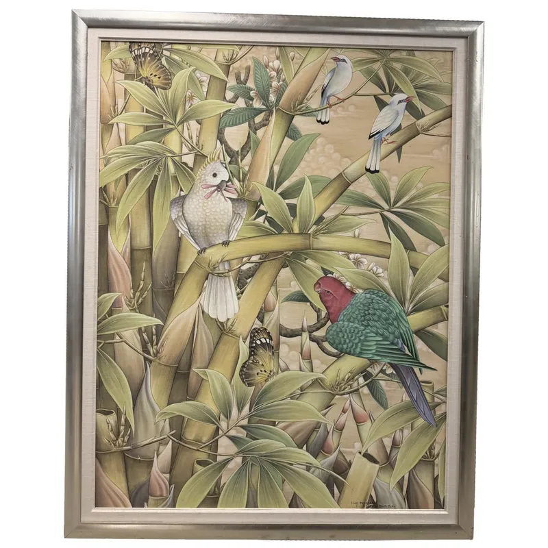 I Wayan Sulendra, Balinese (b. 1958) Oil Painting from auction in East Meadow, New York — image 8