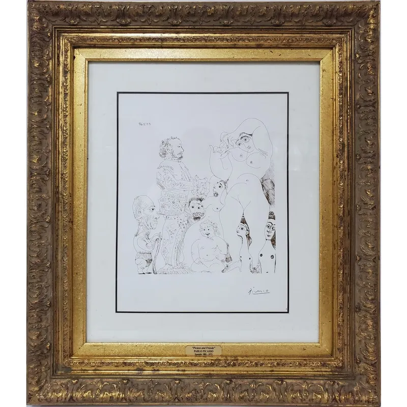 Picasso Print "Picasso & Friends" from auction in East Meadow, New York — image 15