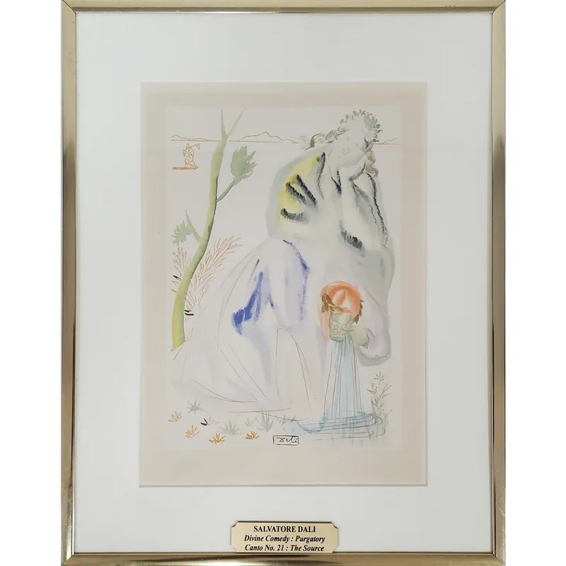 Salvador Dali, Spanish (1904-1909) Vintage Print from auction in East Meadow, New York — image 17