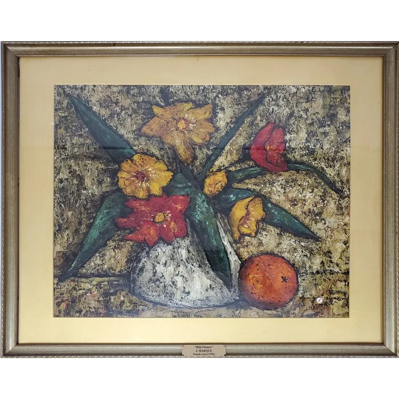J. Marque, French (Active 1960's) Signed Painting from auction in East Meadow, New York — image 18