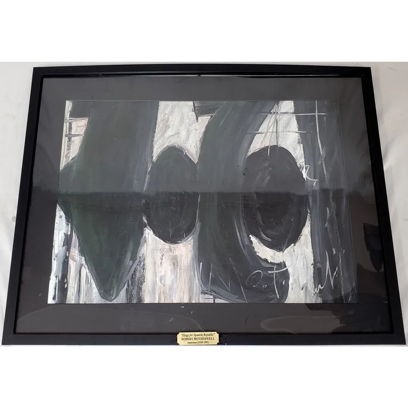 Robert Motherwell, American (1915-1991) Attrib. from auction in East Meadow, New York — image 21