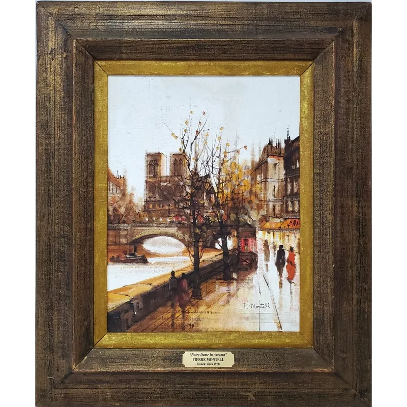 Pierre Montell, French (20th C.) Signed Painting from auction in East Meadow, New York — image 22