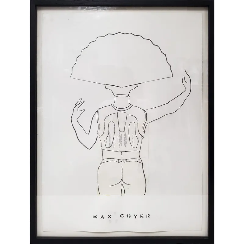 Max Coyer, American (1954-1988) Drawing from auction in East Meadow, New York — image 34