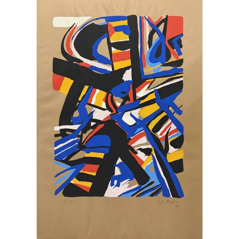 Edo Murtic, Croatian (1921-2004) Screenprint from auction in East Meadow, New York — image 45