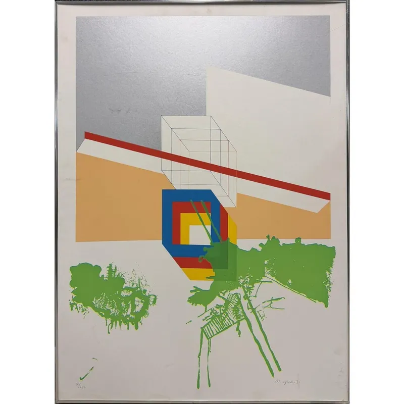 Moshe Givati, Israeli (1934-2012) Large Serigraph from auction in East Meadow, New York — image 44