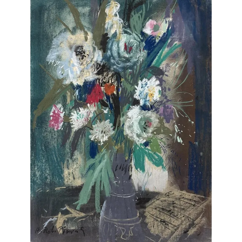 Hans Robert Pippal, Austrian (1915-1998) Pastel from auction in East Meadow, New York — image 46