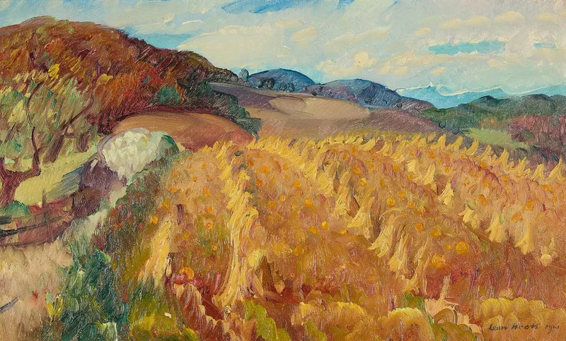 Abraham Leon Kroll "October" Painting 1921 from auction in St. Paul, Minnesota — image 31