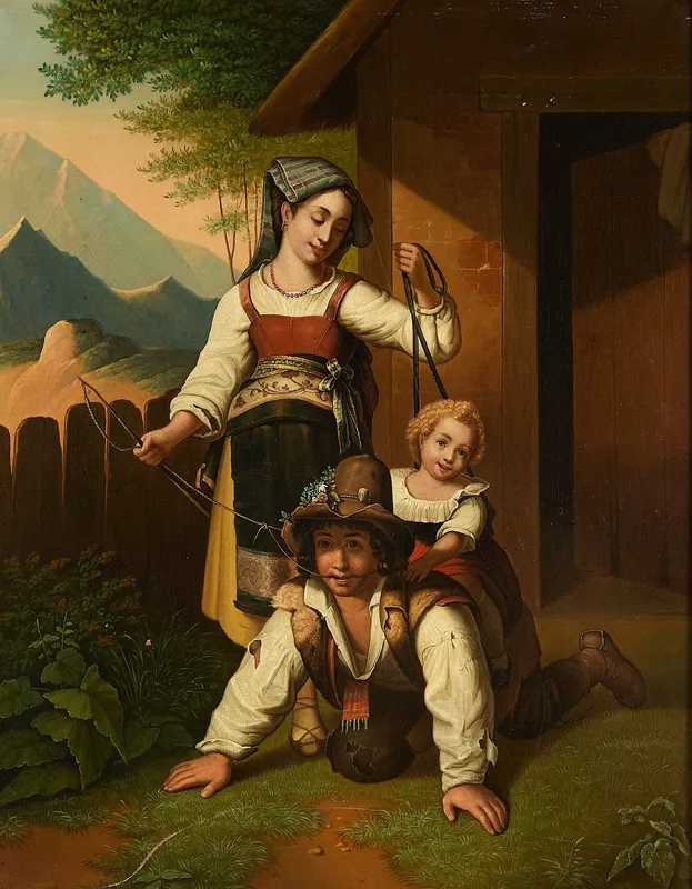Aft. Kirner German School Oil Painting ca. 1880 from auction in St. Paul, Minnesota — image 40