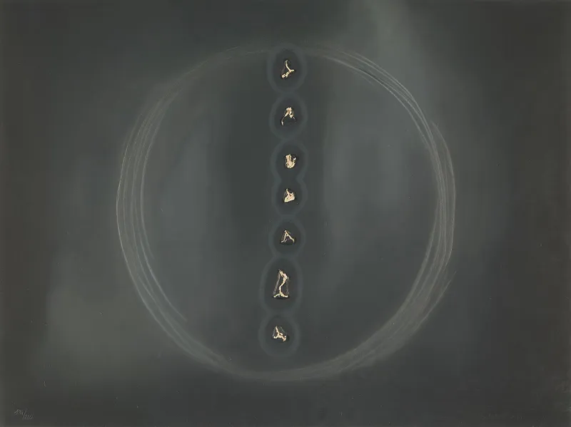 Lucio Fontana "Concetti Spaziale B" MM Etching from auction in St. Paul, Minnesota — image 30