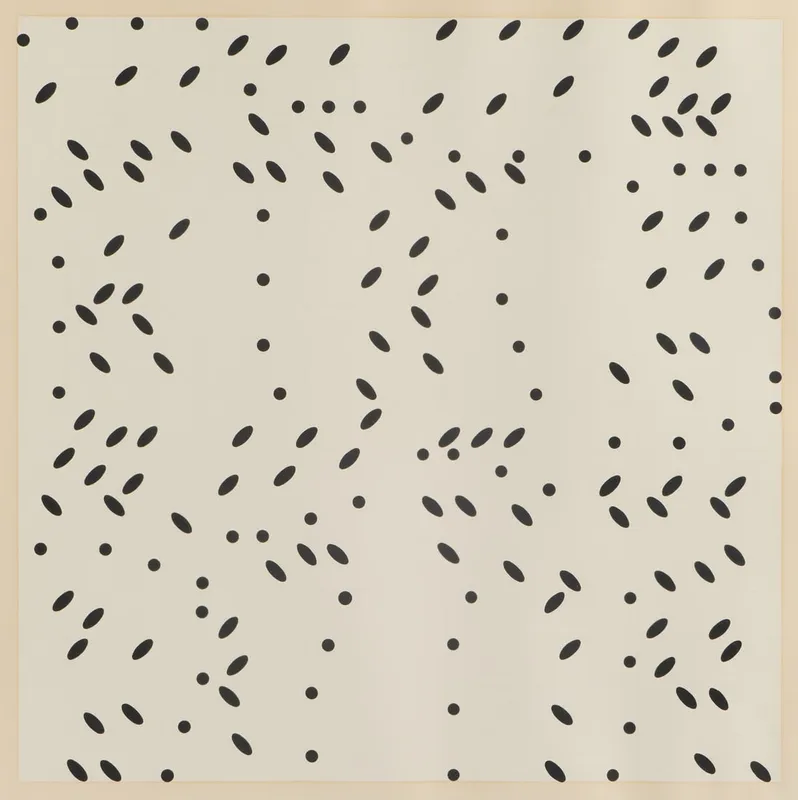 Larry Poons "Untitled" X+X Serigraph Print 1964 from auction in St. Paul, Minnesota — image 3