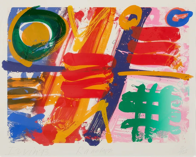 Albert Irvin "Ranelagh" Screenprint 1993 from auction in St. Paul, Minnesota — image 12