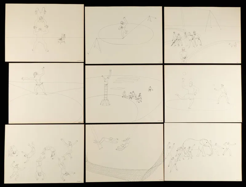 14 Alexander Calder Circus Portfolio Prints from auction in St. Paul, Minnesota — image 34