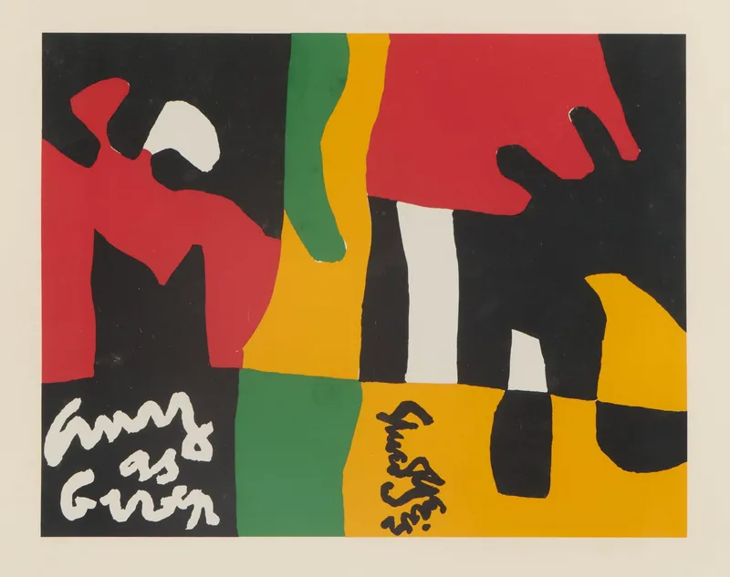 Stuart Davis "Composition" X+X Screenprint 1964 from auction in St. Paul, Minnesota — image 35
