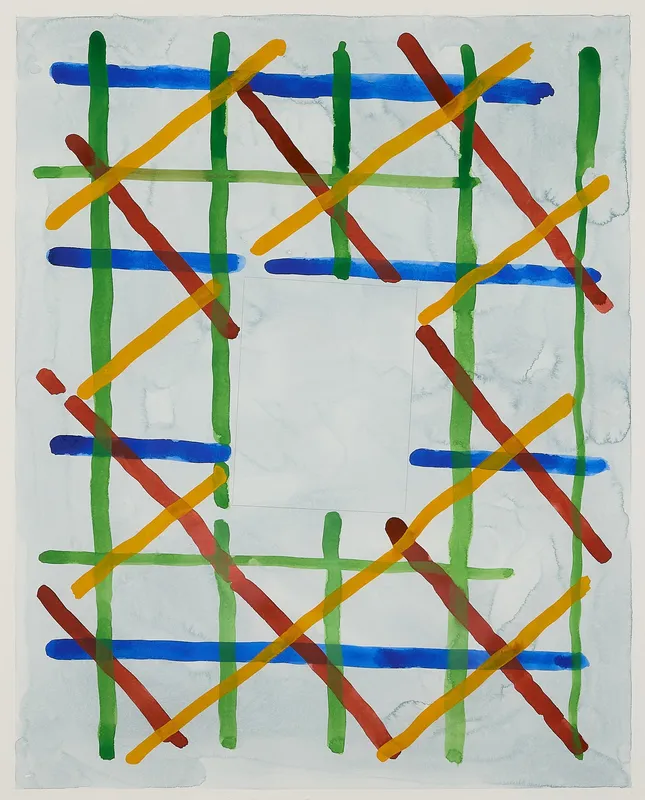 Lucio Pozzi "The Four Colour Fugue - 1" Painting from auction in St. Paul, Minnesota — image 40