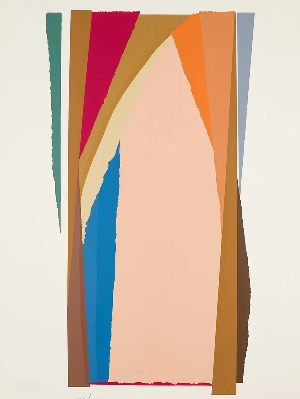 Larry Zox "Bonac II" Serigraph from auction in St. Paul, Minnesota — image 47