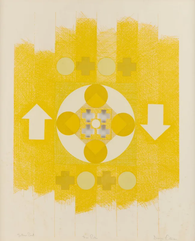 George Ortman "Untitled" X+X Serigraph Print 1964 from auction in St. Paul, Minnesota — image 48
