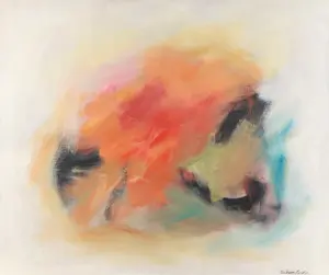 William Larkin Abstract Oil on Canvas Painting
