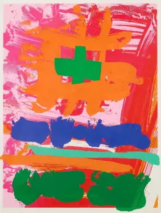Albert Irvin "Sangora" Screenprint
