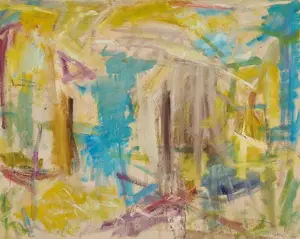 Hugh Kappel Abstract Oil Painting 1956