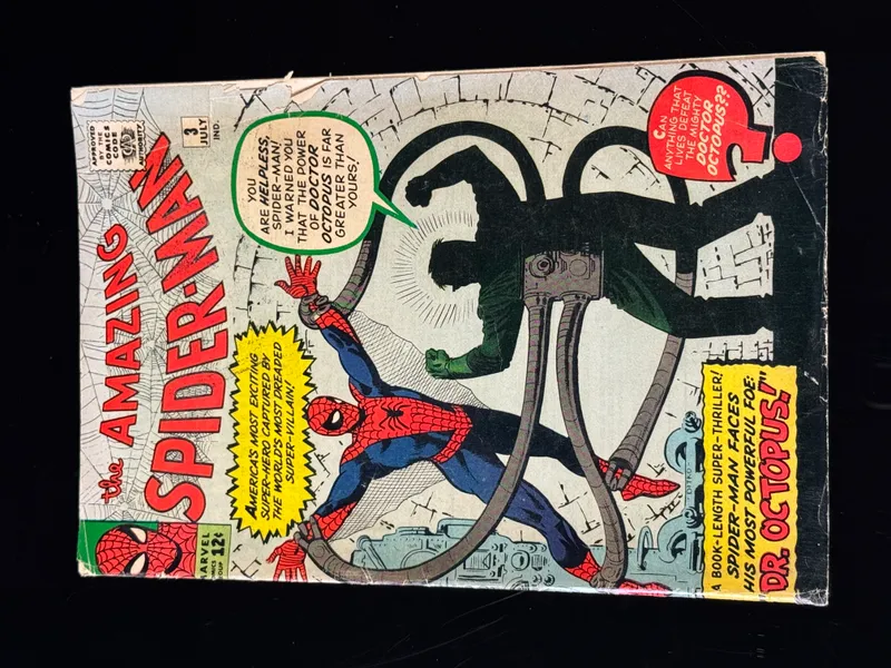 Marvel Comics The Amazing Spider-Man #3 July 1963 First Appearance of Doctor Octopus from auction in Campbell, New York — image 27