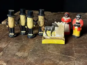 Assortment of Vintage Advertising and Novelty Collectibles Including Planters Mr. Peanut and Florida Souvenirs