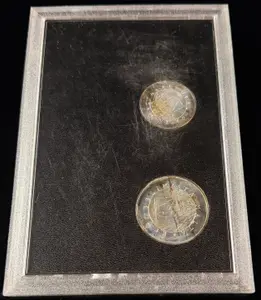 A Pair of Malta Silver Commemorative Coins, £M2 and £M4
