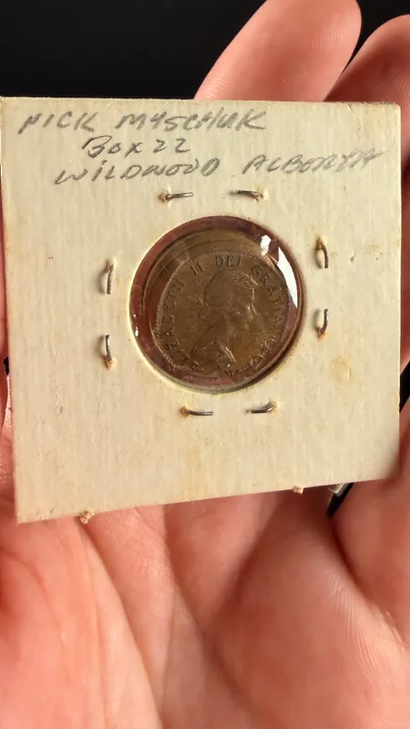 Canada 1962 1-Cent Bronze Coin, Off-Center Strike Error from auction in Campbell, New York — image 10