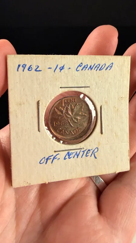 1962 CA 1 Cent, Off-Center Strike Error from auction in Campbell, New York — image 13