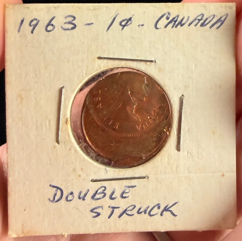 CA 1963 1-Cent Bronze Multi-Strike Mint Error from auction in Campbell, New York — image 28