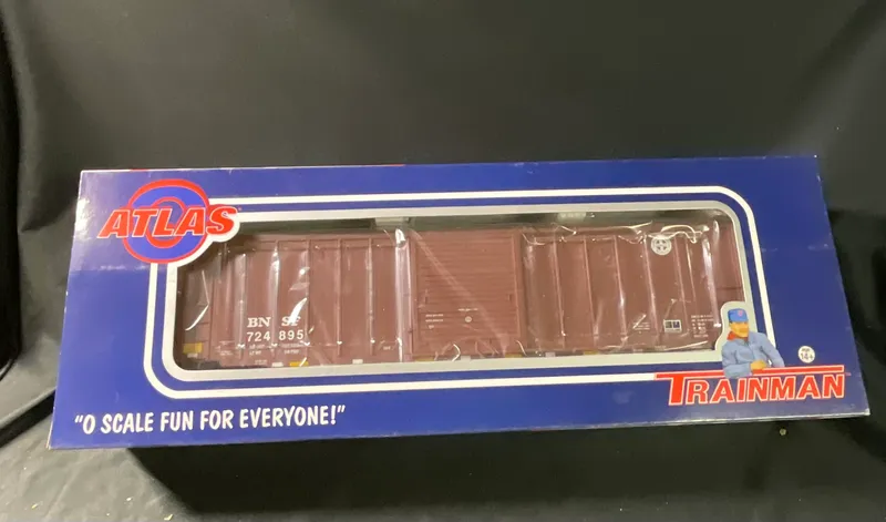 Atlas O Trainman ACF 50 foot 6 inch Box Car BNSF Road Number 724895 from auction in Campbell, New York — image 45