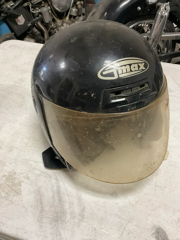 Gmax Open-Face Motorcycle Helmet Size Large from auction in Campbell, New York — image 18