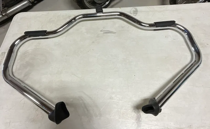 Mustache Style Chrome Motorcycle Engine Guard from auction in Campbell, New York — image 37