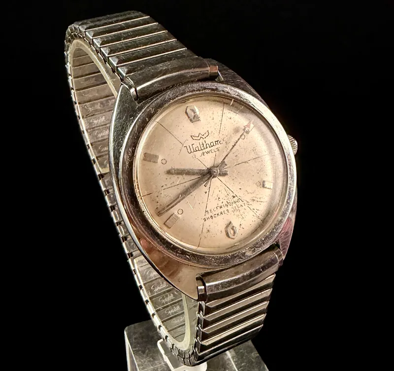 Waltham 17 Jewels Selfwinding Stainless Steel Wristwatch from auction in Campbell, New York — image 18