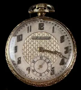 Admiral Swiss Manual Wind Open Face Pocket Watch