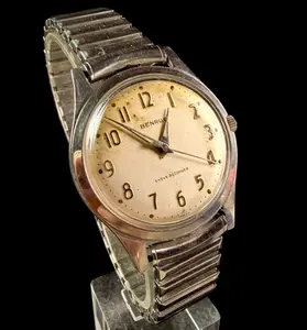 Benrus Series 3061 Stainless Steel Manual Wind Wristwatch