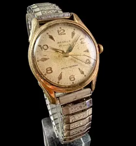 Benrus Series 2155 21 Jewel Gold Electroplated Wristwatch