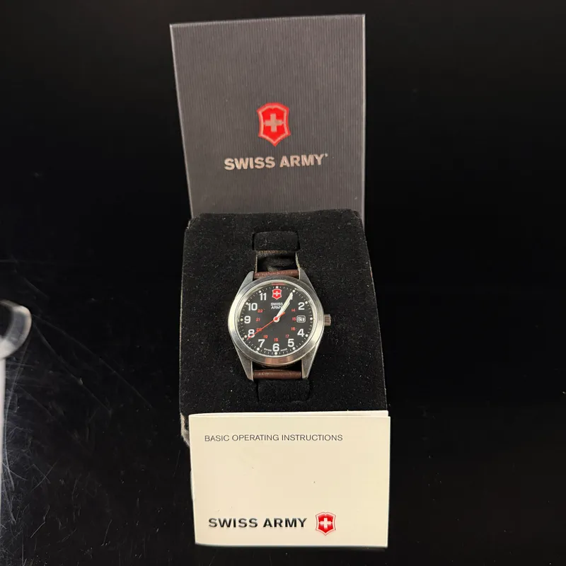 Victorinox Swiss Army Field Watch INC-87420 New Old Stock in Box from auction in Campbell, New York — image 5