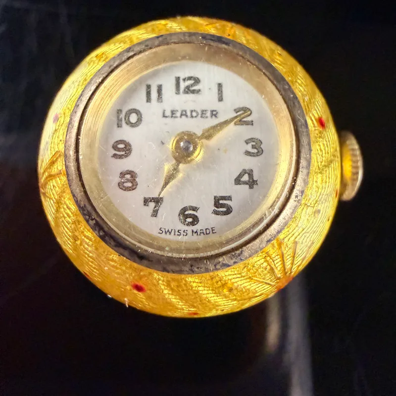 Leader Vintage Swiss Made Ball Pendant Watch from auction in Campbell, New York — image 7