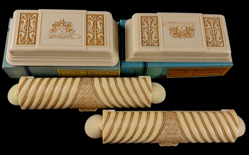 A Collection of Vintage Hamilton and Speidel Watch Presentation Cases from auction in Campbell, New York — image 9