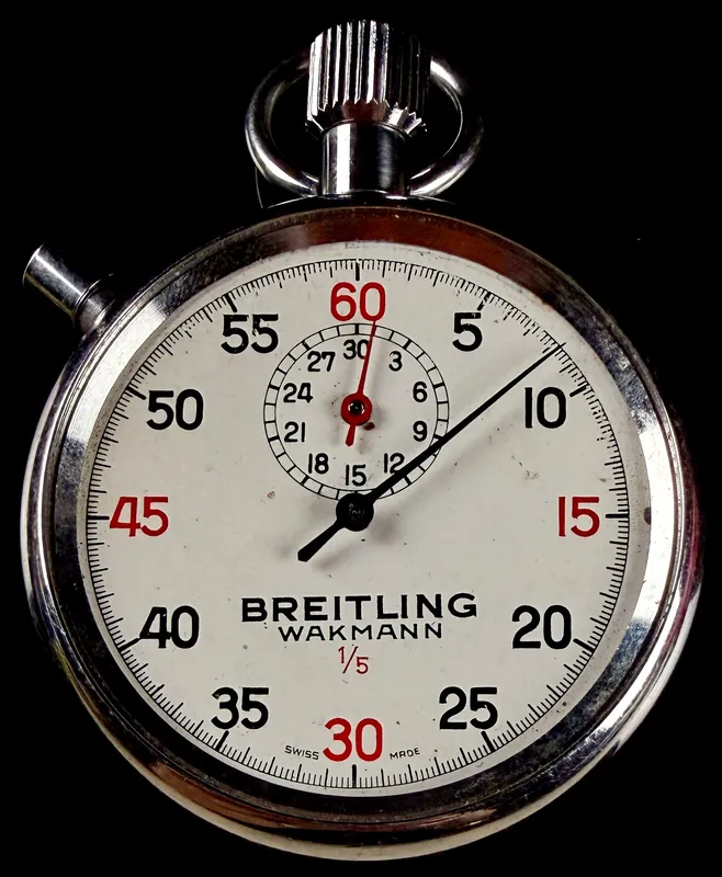 Breitling Wakmann 1/5 Second Mechanical Stopwatch from auction in Campbell, New York — image 15