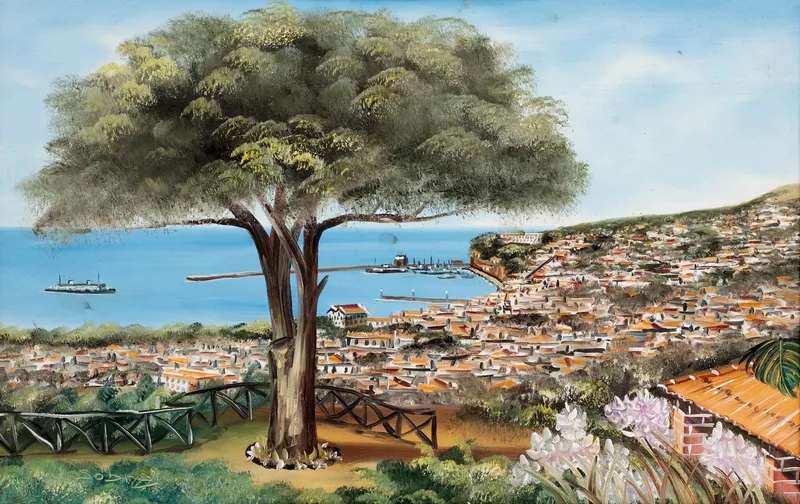 Sobral, 'Ilha da Madeira' Signed Oil on Canvas Painting - No Reserve from auction in Kingston, New York — image 29