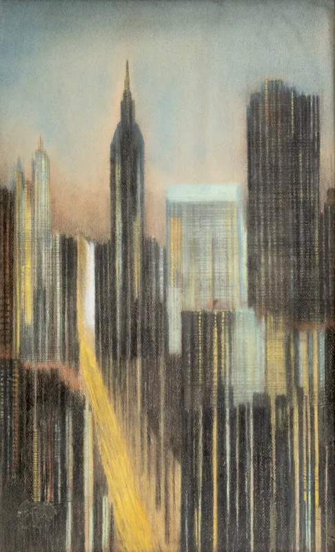 G. Bacon, 'Transfigured Night,' Signed Pastel Painting - No Reserve from auction in Kingston, New York — image 46