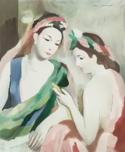 Marie Laurencin, 'Les Deux Amies' Limited Edition Lithograph 52/250 - No Reserve