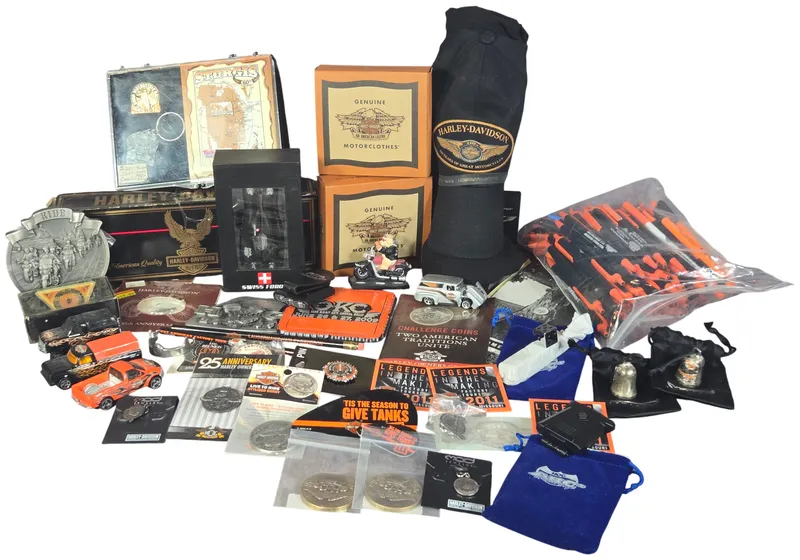 Harley-Davidson and Motorcycle Memorabilia featuring Anniversary Coins and Die-Cast Vehicles from auction in Lancaster, Ohio — image 9