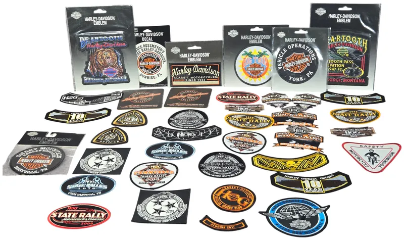 Harley-Davidson and Harley Owners Group Memorabilia Patches and Coasters from auction in Lancaster, Ohio — image 24