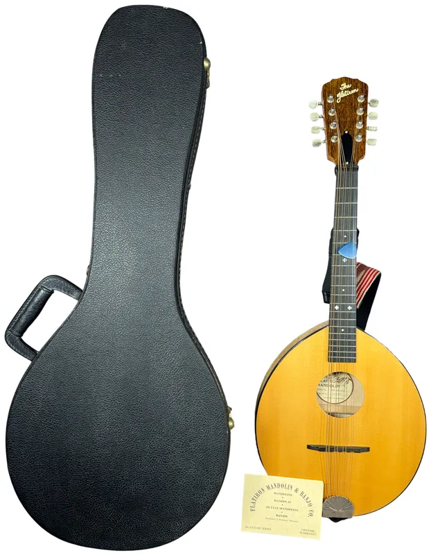 Flatiron Model 2MB Birdseye Maple Mandola with Hardshell Case from auction in Lancaster, Ohio — image 5