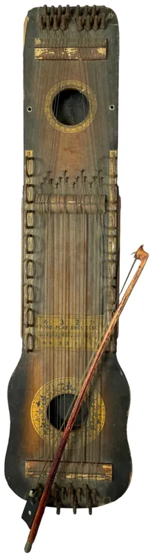 Antique 1920s Ukelin Bowed Zither with Bow from auction in Lancaster, Ohio — image 28